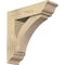 Ekena Millwork Thorton Traditional Rough Sawn Bracket w/ Offset Brace, Douglas Fir, 6"W x 20"D x 20"H BKT0604X20X20THR01RDF - alternate 1